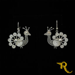 Pavos Silver Earrings