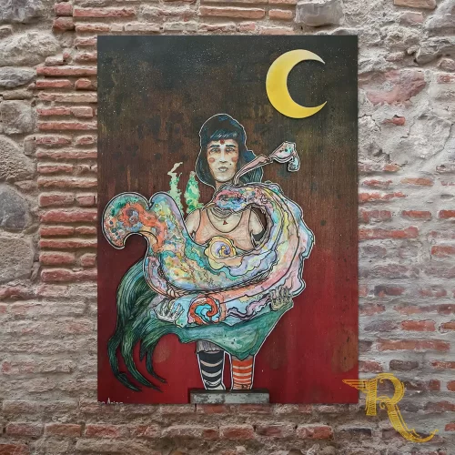 PACHAMAMA WITH SACRED BIRD (Prints)